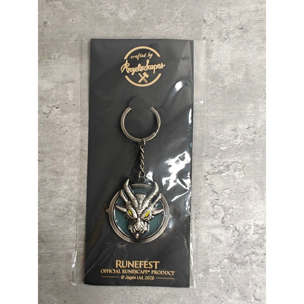 RuneScape Runefest 2025 Limited Edition Keychain Keyring Sealed Angelscapes